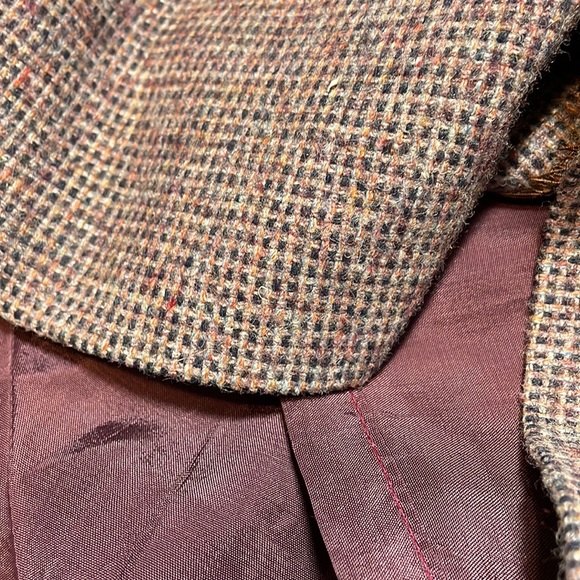 Vintage Women’s Wool Blend Skirt Small Square Patterned A Line Size 11/12 - Picture 15 of 16